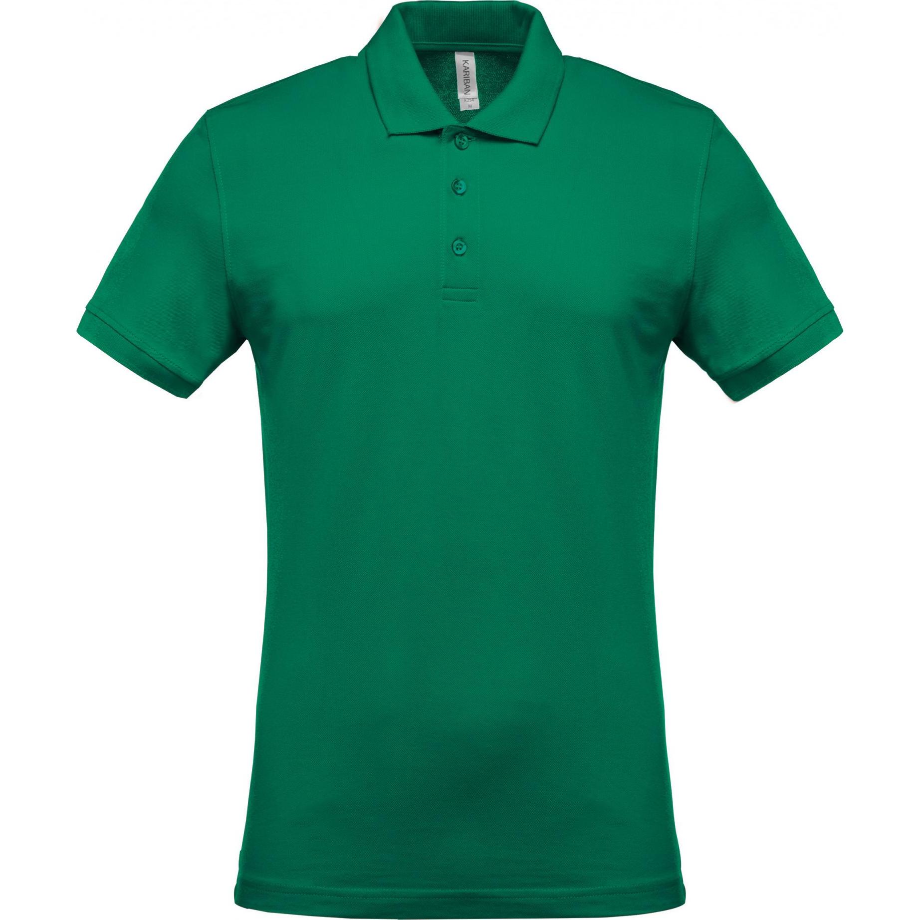 Kariban, Herren, Shirt, Piqué, Grün, (L)
