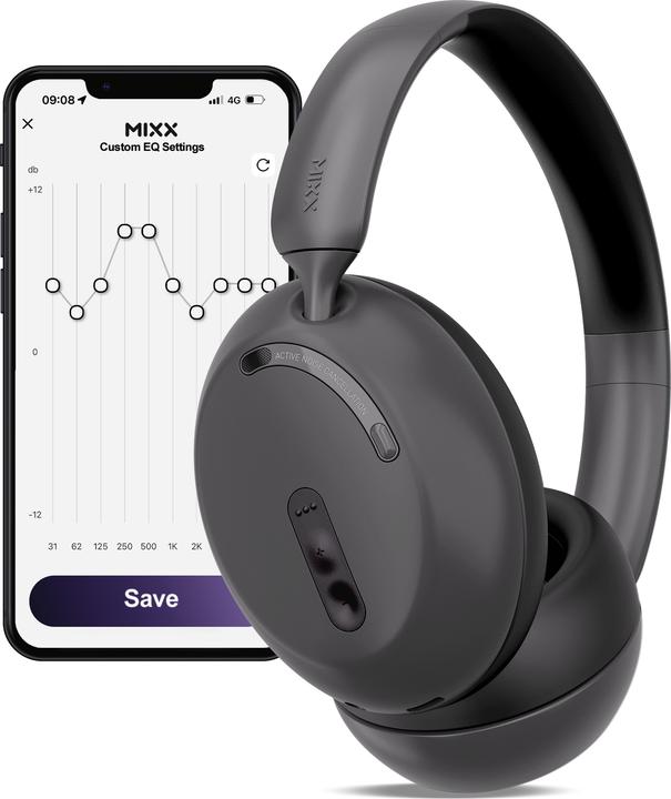 Actual product image Mixx StreamQ D3 Over Ear ANC Wireless Kopfhörer (ANC, 40 h, Wireless)