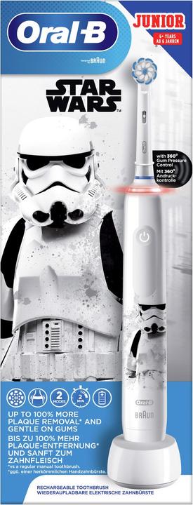 Immagine prodotto Oral-B Junior spazzolino elettrico Star Wars (Spazzolino oscillante)
