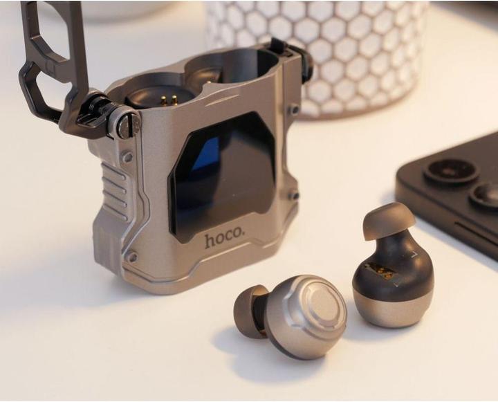 Image du produit Hoco - Wireless Earbuds (EW33) - for Gaming, TWS, Bluetooth 5.3 - Space Gray (3.50 h, Sans fil)