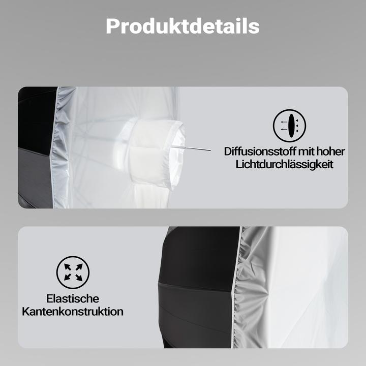 Image du produit Walimex pro Diffuseur pour parapluies réflecteurs paraboliques Ø 165 cm (Boule de diffusion, 165 cm)