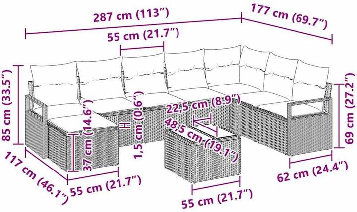 Produktbild vidaXL Nelio