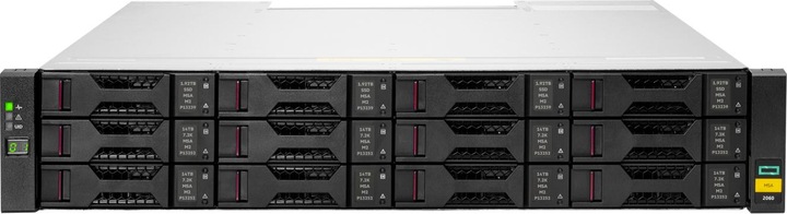 Immagine prodotto HPE E MSA 2060, 10GBASE-T, iSCSI, SFF, Storage (iSCSI)