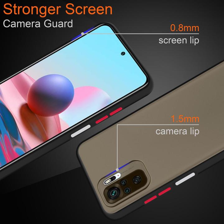 Produktbild Cadorabo Hybrid Matt Cover (Xiaomi Redmi Note 10)