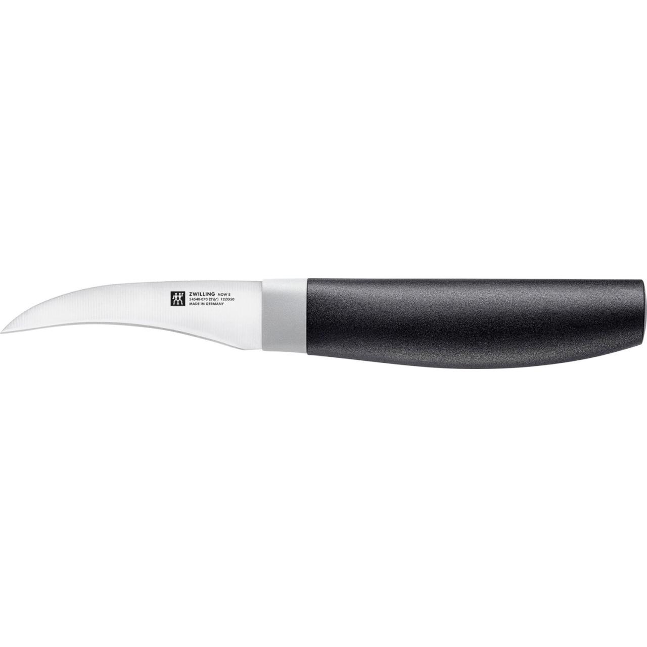 Zwilling NOW S Black Schälmesser, 7 cm, Küchenmesser, Schwarz