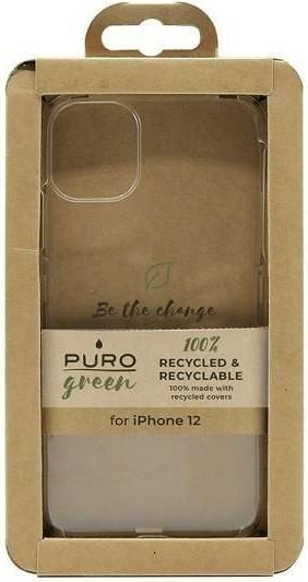 Produktbild Puro Green Recycled Eco Cover - Eco Case for iPhone 12 Mini (Transparent) (Apple iPhone 12 mini)