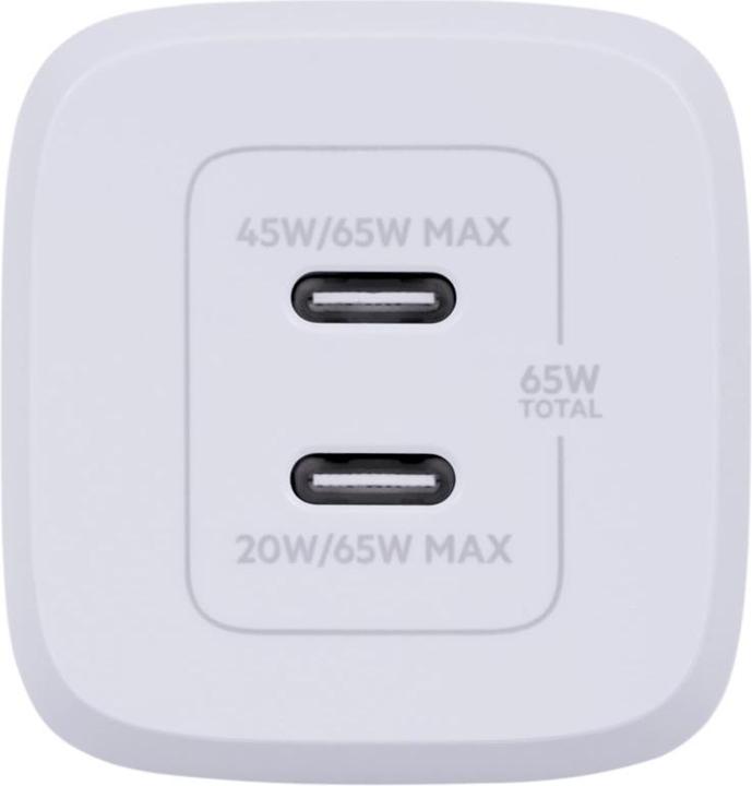 Produktbild Belkin Dual USB-C GaN Ladegerät mit Power Deliver und PPS Technologie inkl. 2 Meter USB-C Kabel (65 W, 2 Ports)