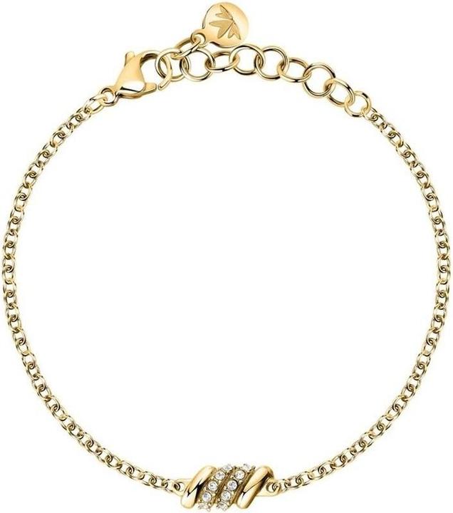 Image du produit Morellato Anneau ouvert stylé plaqué or Trilliant SAWY07 - Circuit : 56 mm (56)