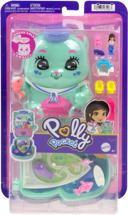 Actual product image Polly Pocket sailor cat casket