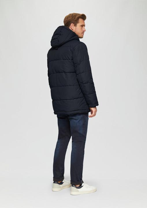 Produktbild S.Oliver Outdoor-Jacke Gesteppter Parka mit abnehmbarer Kapuze (M)
