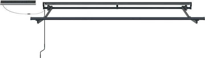 Produktbild vidaXL Elektrische ausziehbare Markise (2.50 m)