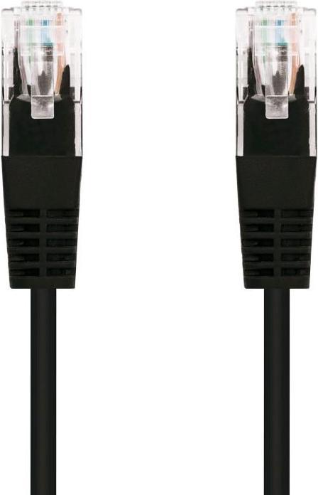 Actual product image C-Tech patchcord Cat5e cable, UTP, black, 0.5m (UTP, CAT5e, 0.50 m)