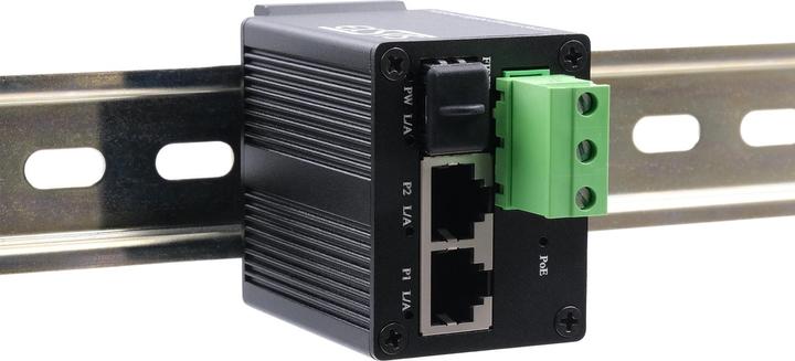 Produktbild Exsys Industrial PoE+ Switch 2x 1 Gbit/s + 1x SFP (3 Ports)