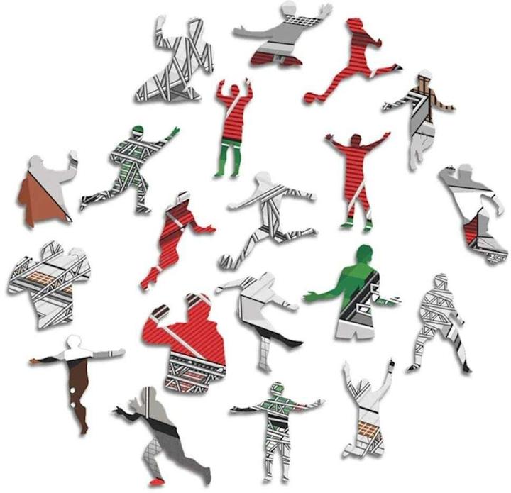 Actual product image Iconic Liverpool FC - Anfield Stadium - Wooden Puzzle Size S (150 pieces) (150 pieces)