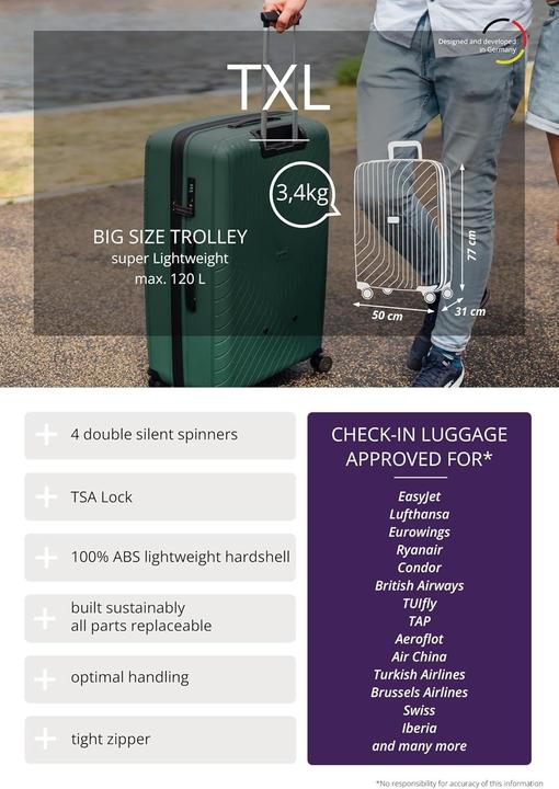 Actual product image Hauptstadtkoffer TXL - Large hard-shell suitcase (120 l)