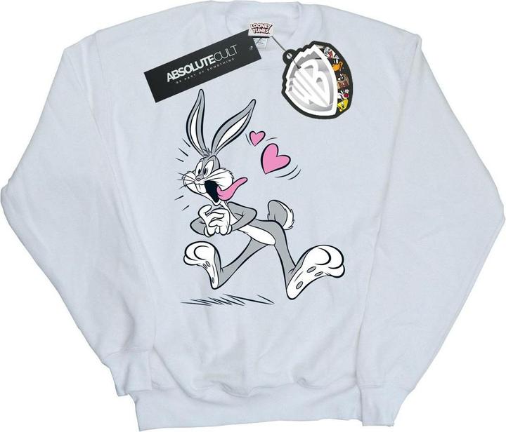 Actual product image Looney Tunes Mens Bugs Bunny In Love Sweatshirt (3XL)