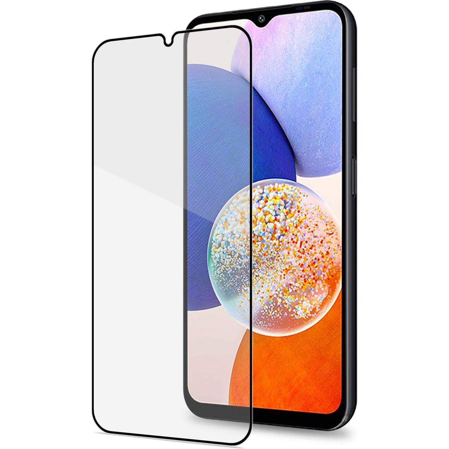 Celly Tempered Glass (1 Stk., Samsung Galaxy A14, Samsung Galaxy A14 5G), Smartphone Schutzfolie, Transparent