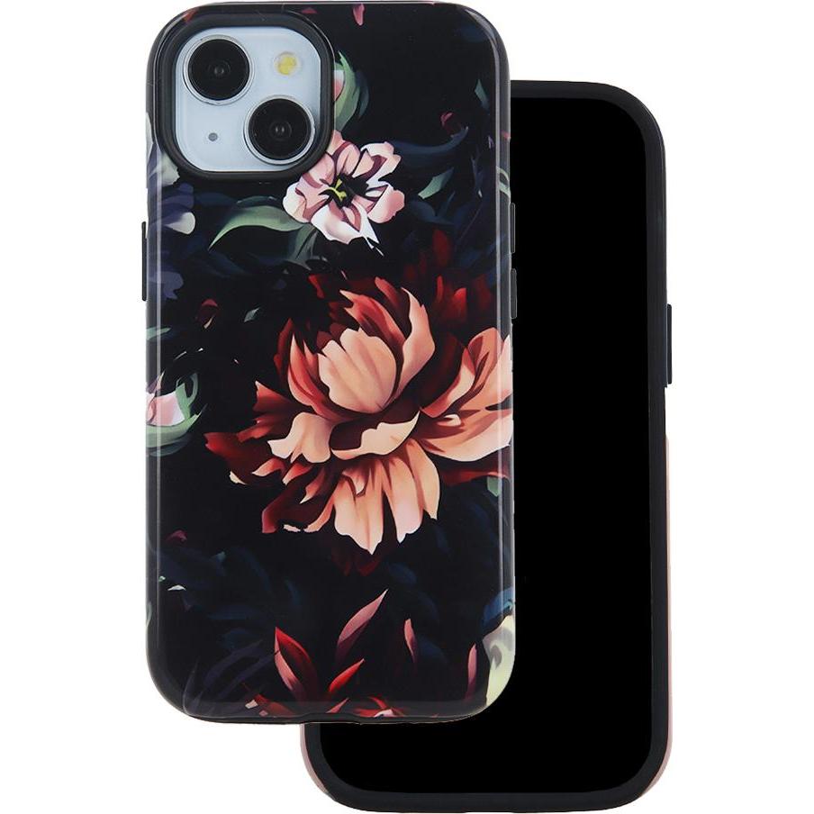 OEM Zierhülle für iPhone 15 Plus 6,7" Pfingstrose, Mobilgerät Ersatzteile
