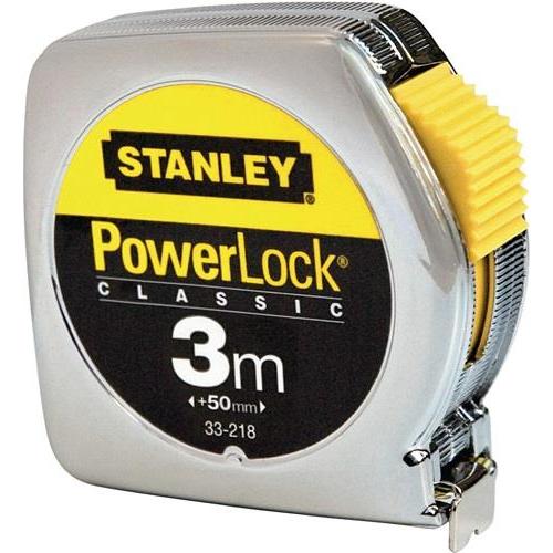 Black & Decker, Strumento di misurazione della lunghezza, Taschenrollbandmass PowerLock L.5m B.25mm mm/cm EG II Ku.Automatic lose STANLEY (mm)