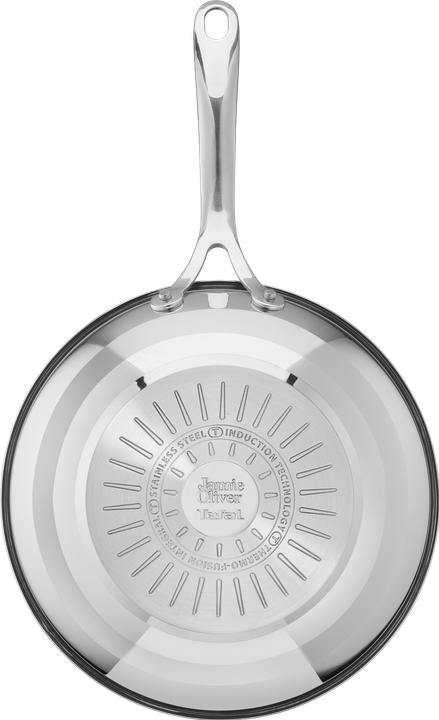 Produktbild Tefal Jamie Oliver Cook Smart Wokpfanne (28 cm, Wok Pfanne, Bratpfanne, Edelstahl)