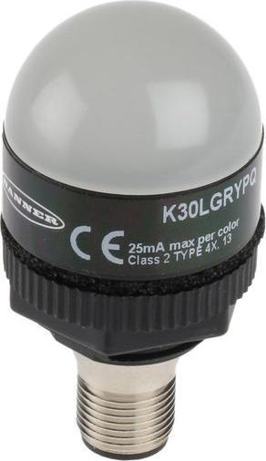 Image du produit Banner K30L Indicateur, Vert/Rouge/Yel, QD intégral