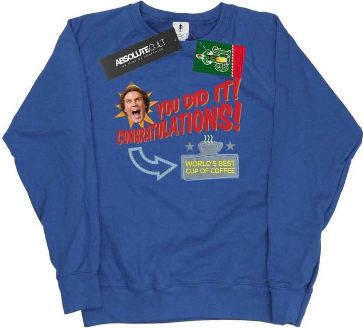 Elf World's Best Coffee Sweatshirt (XL)