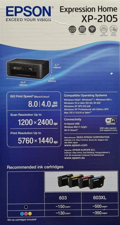 Image du produit Epson Expression Home XP-2105 (Encre, Couleur)
