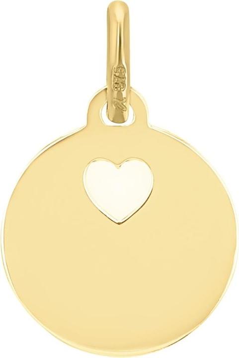 Image du produit Amor Pendentif pour femme, or 375 | coeur (9 ct, Or 375)