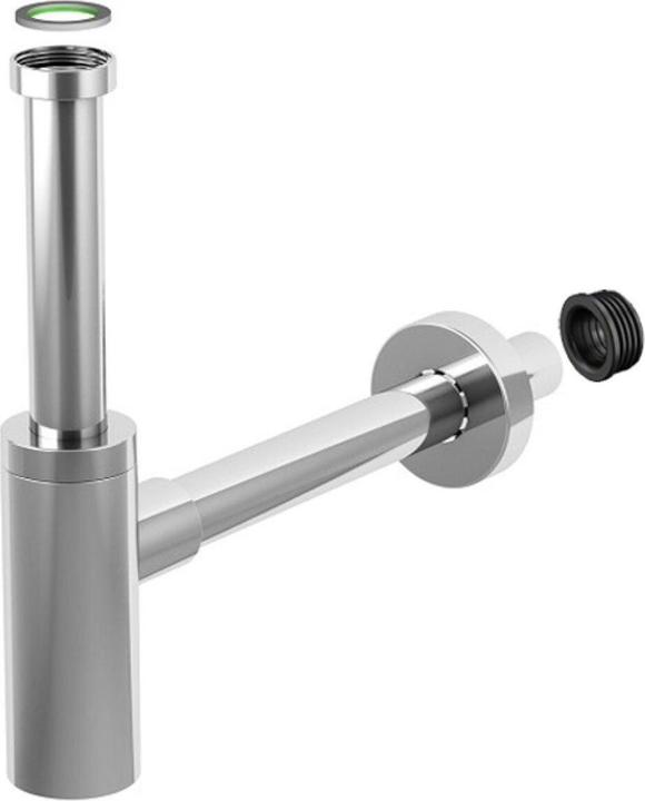 Diaqua Lavabosiphon Profi-Line 1 1/4 x Ø 32 mm, chromé (Siphon en bouteille, 1 1/4")