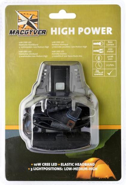 Immagine prodotto MacGyver Stirnlampe stark Expert 800LM 102274 (80 lm)