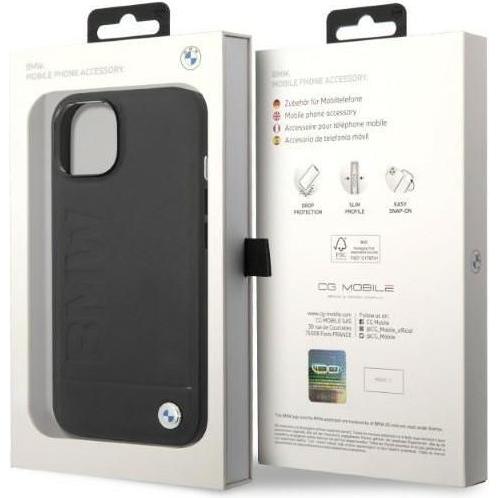 Thumbnail - BMW Etui BMHMP14SSLLBK iPhone 14 6,1" czarny/black hardcase Signature Logo Imprint Magsafe (Apple iPhone 14), Smartphone...
