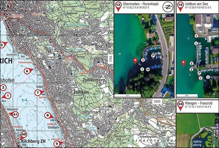 Actual product image Seekarte Map 2, Zürichsee, Walensee