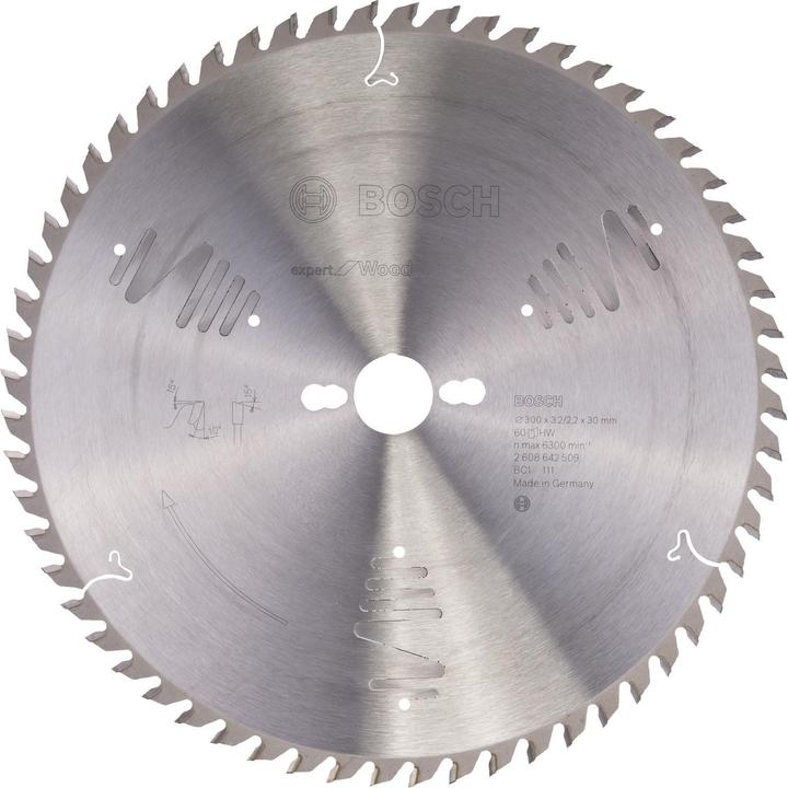 Produktbild Bosch Professional Zubehör Kreissägeblatt Expert for Wood, 300 x 30 x 3,2 mm, 60