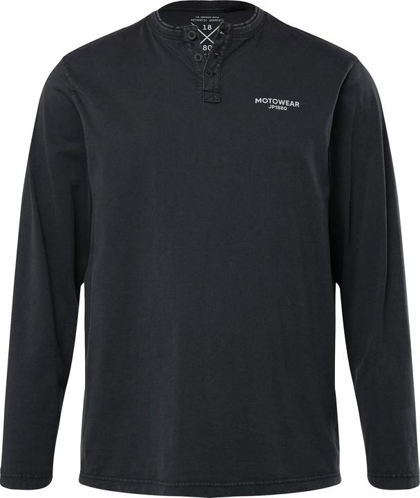 Image du produit JP1880 Henley, Langarm, Vintage Look, Doppel-Ausschnitt mit Knopfleiste, Tall (6XL)