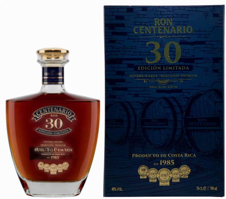 Actual product image Ron Centenario 30 Años (1 x 70 cl)