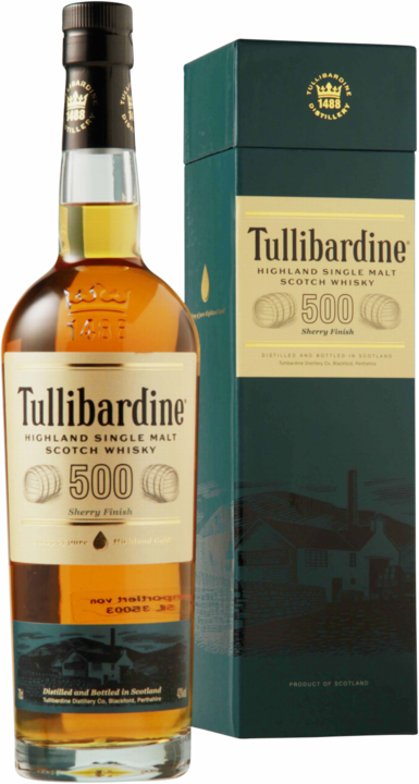Tullibardine 500 (Single Malt, Scotch Whisky, 1 x 70 cl)