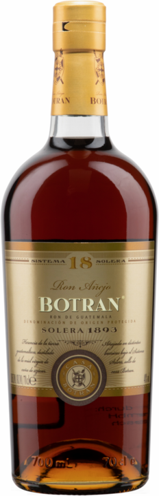 Produktbild Botran Anejo 18 Sistema Solera 1893 Rum (1 x 70 cl)