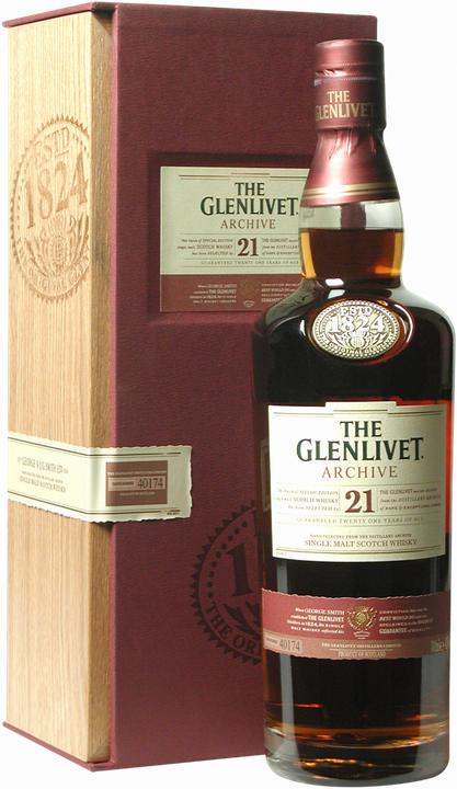 Produktbild The Glenlivet 21 Years (Single Malt, Scotch Whisky, 1 x 70 cl)