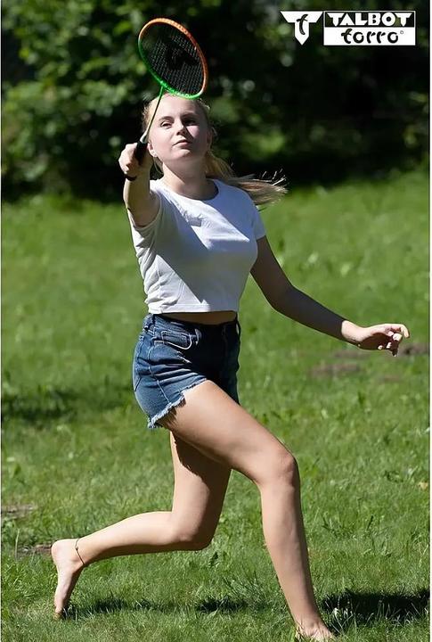 Produktbild Talbot Torro Badminton Set 4 Attacker Plus