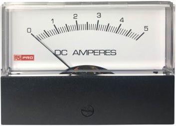 Produktbild RS PRO Amperemeter 5 (Input)A DC Drehspule, 74mm x 76mm T. 45.7mm, 0 5 (Input)A / ±1,5 %