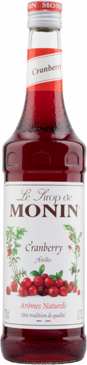 Produktbild Monin Cranberry Sirup (1 x 70 cl)