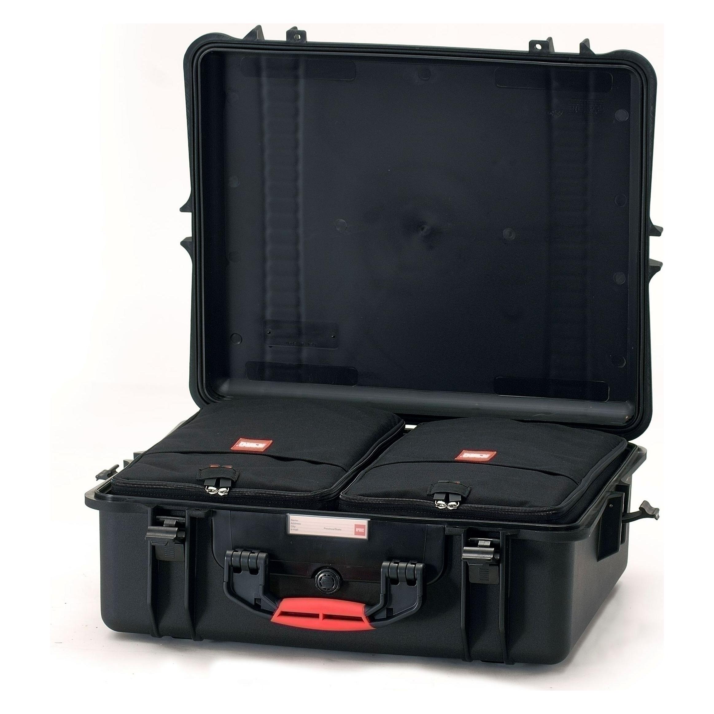 HPRC 2700 Koffer mit Cordura Innentasche, Studiokoffer + Studiotasche, Schwarz