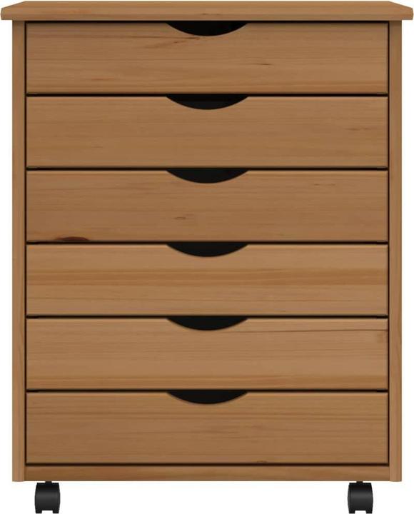 Produktbild vidaXL Rollschrank (53 x 39 x 65.50 cm)
