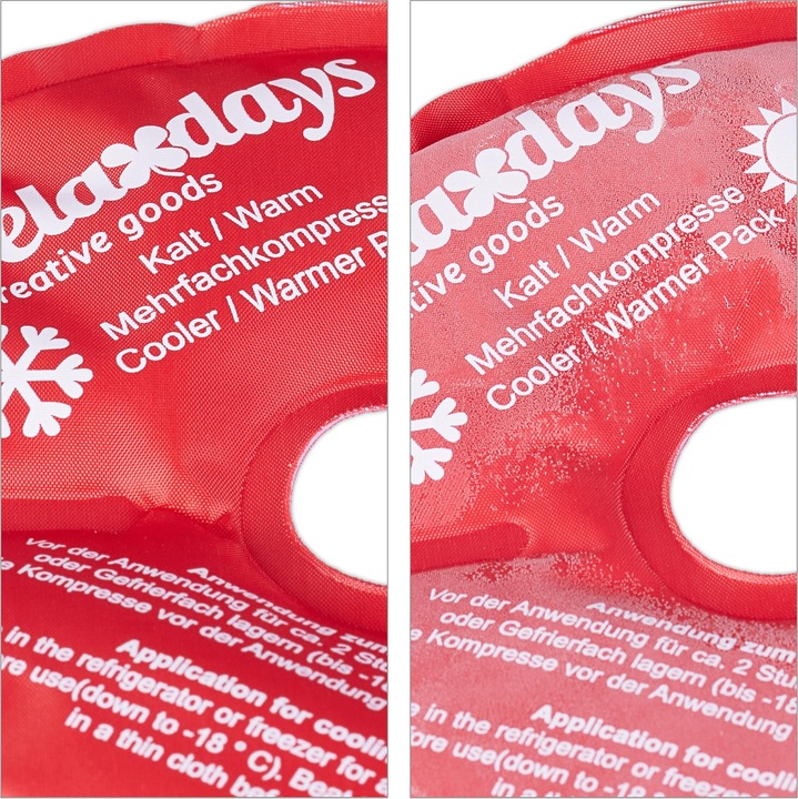 Immagine prodotto Relaxdays 4x ginocchiere di raffreddamento (4 x, 110 g)