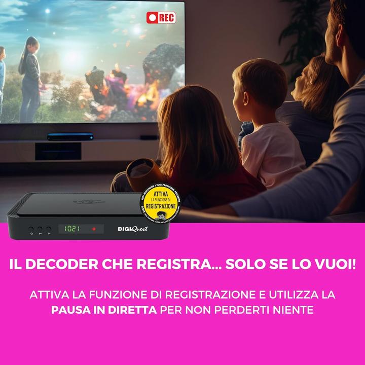 Produktbild Digiquest TivuSat Q80 UHD Decoder (DVB-S2, DVB-T2, CI-Schacht)