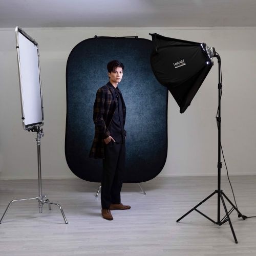 Image du produit Lastolite Vintage Collapsible 1.5 x 2.1m Ink/Sage (154 cm, 215 cm)