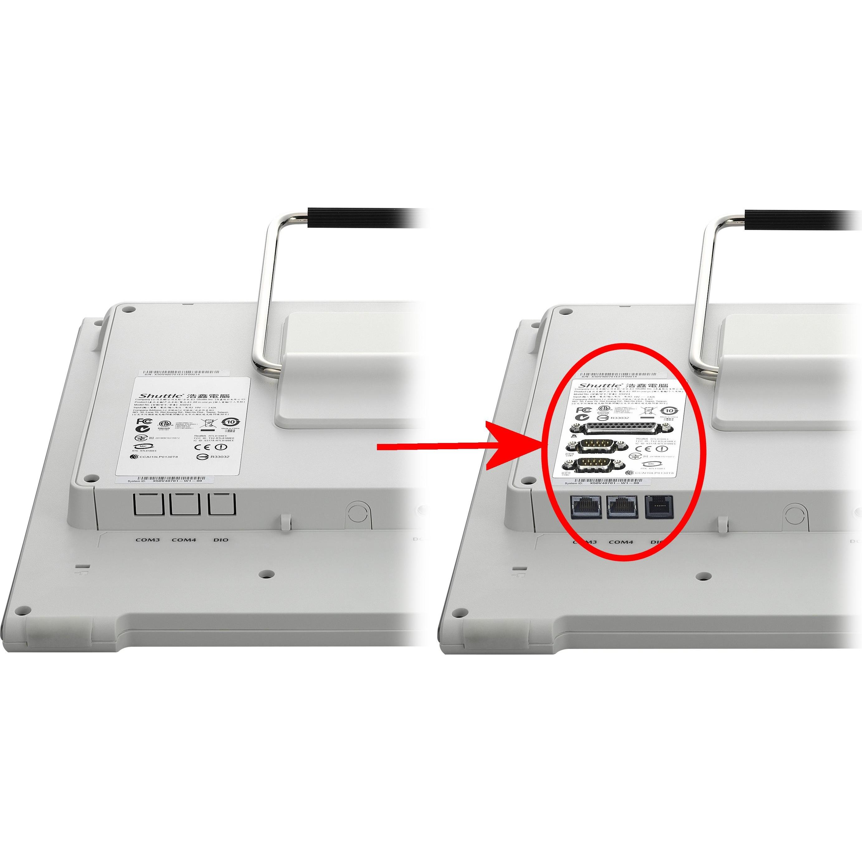 Thumbnail - Shuttle Schnittstellenerweiterung zu X50V4, X50V5, Barebone