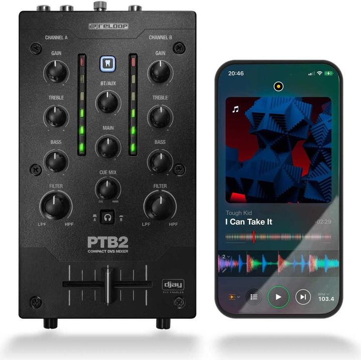 Image du produit reloop PTB2 Portable 2+1 DJ Mixer