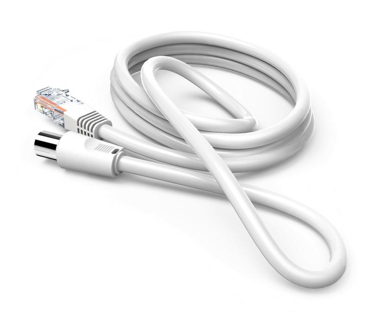 Produktbild Hama Antennen-Kabel - Koax-Stecker - RJ45-Stecker (75 dB, Antennenkabel)