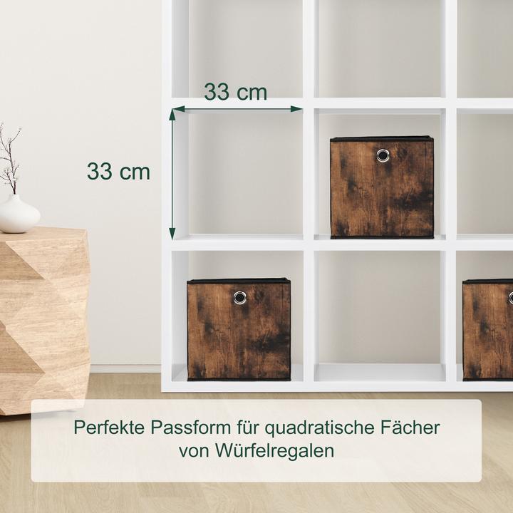 Produktbild Relaxdays 6x Aufbewahrungsbox (26 cm, 6x)